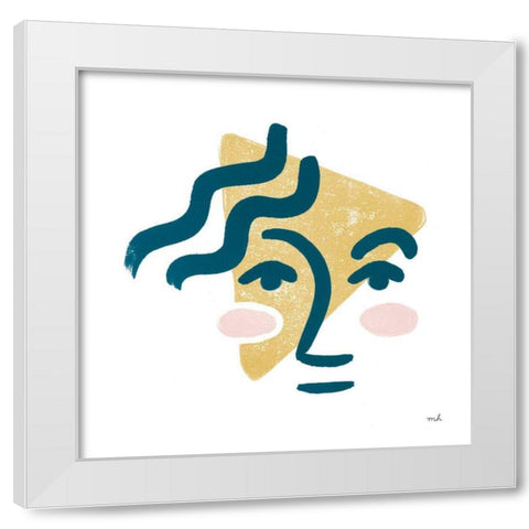 Awaken II White Modern Wood Framed Art Print by Hershey, Moira