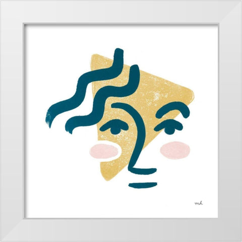 Awaken II White Modern Wood Framed Art Print by Hershey, Moira
