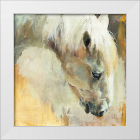 Angel White Modern Wood Framed Art Print by Hageman, Marilyn