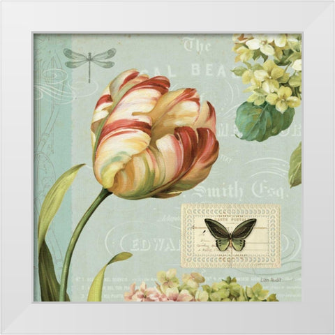 Mothers Treasure I White Modern Wood Framed Art Print by Audit, Lisa