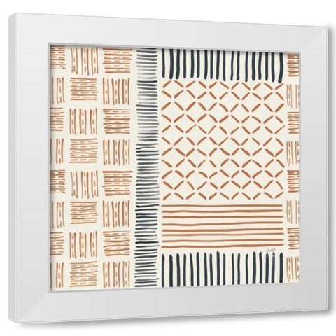Late Summer Bouquet Pattern VI Warm White Modern Wood Framed Art Print by Purinton, Julia
