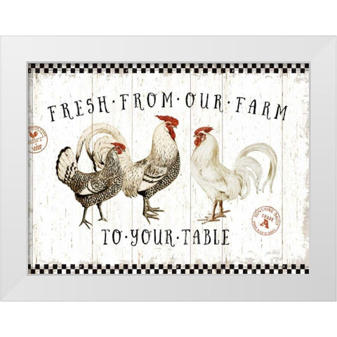 Free Range Fresh I v2 White Modern Wood Framed Art Print by Pertiet, Katie