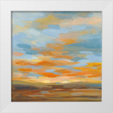 High Desert Sky II Bright Blue White Modern Wood Framed Art Print by Vassileva, Silvia
