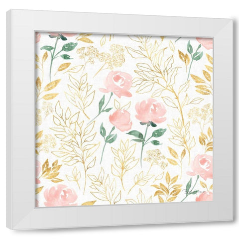 All You Need is Love Pattern IIA White Modern Wood Framed Art Print by Grove, Beth