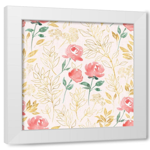 All You Need is Love Pattern IIB White Modern Wood Framed Art Print by Grove, Beth