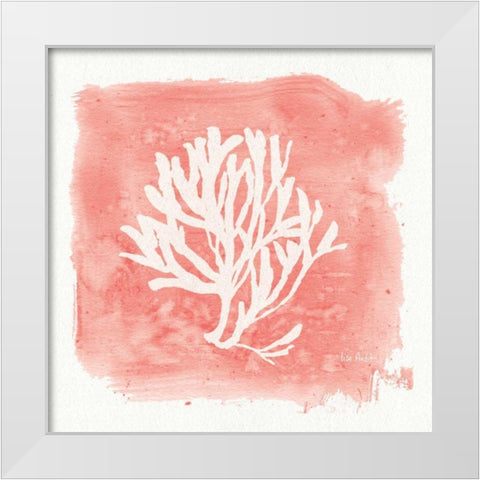 Water Coral Cove III White Modern Wood Framed Art Print by Audit, Lisa
