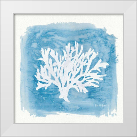 Water Coral Cove VI White Modern Wood Framed Art Print by Audit, Lisa