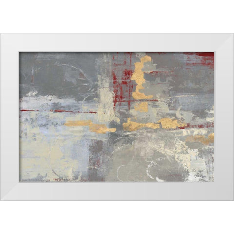 Missing You Red Crop White Modern Wood Framed Art Print by Vassileva, Silvia