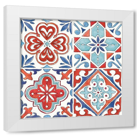 Americana Mood Pattern VII White Modern Wood Framed Art Print by Tavoletti, Anne