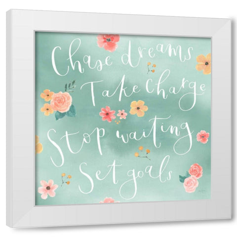 Chase Dreams Pattern VIB White Modern Wood Framed Art Print by Jackson, Jenaya