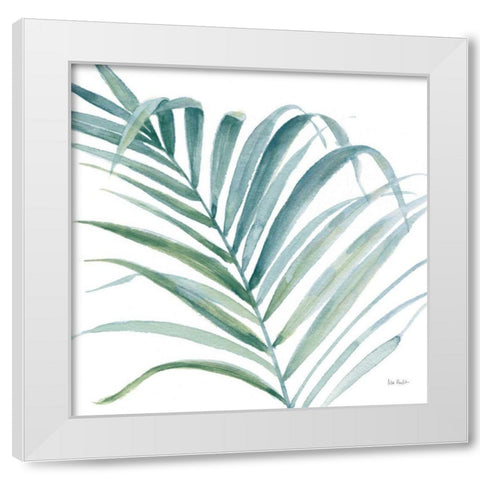 Tropical Blush V BG White Modern Wood Framed Art Print by Audit, Lisa