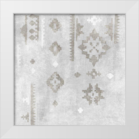 Scandanavian Mood III Silver White Modern Wood Framed Art Print by Vassileva, Silvia