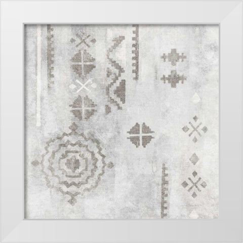 Scandanavian Mood IV Silver White Modern Wood Framed Art Print by Vassileva, Silvia