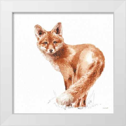 Forest Friends XI Red White Modern Wood Framed Art Print by Audit, Lisa