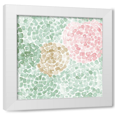 Boho Ride Pattern IV Blush White Modern Wood Framed Art Print by June, Dina