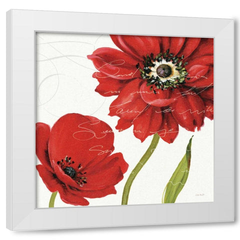 Rouge Paris I White Modern Wood Framed Art Print by Audit, Lisa