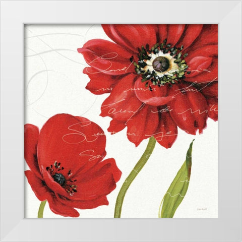 Rouge Paris I White Modern Wood Framed Art Print by Audit, Lisa