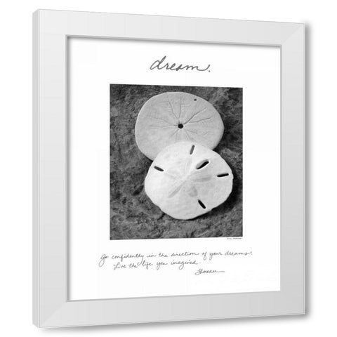 Dream White Modern Wood Framed Art Print by Van Swearingen, Debra