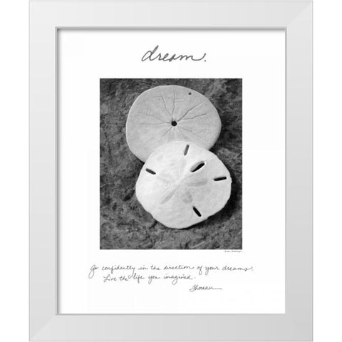 Dream White Modern Wood Framed Art Print by Van Swearingen, Debra