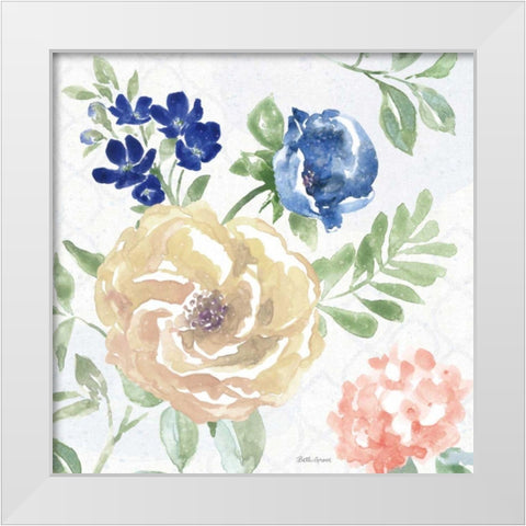 Coastline Botanical II White Modern Wood Framed Art Print by Grove, Beth