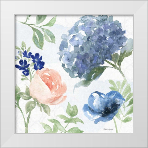 Coastline Botanical III White Modern Wood Framed Art Print by Grove, Beth