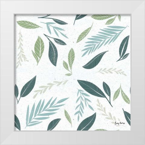 Fruity Cocktails Pattern III White Modern Wood Framed Art Print by Thorns, Becky