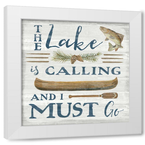 Lakeside Retreat VIII White Modern Wood Framed Art Print by Vassileva, Silvia