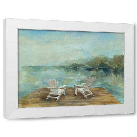 Lakeside Retreat I no Wood White Modern Wood Framed Art Print by Vassileva, Silvia