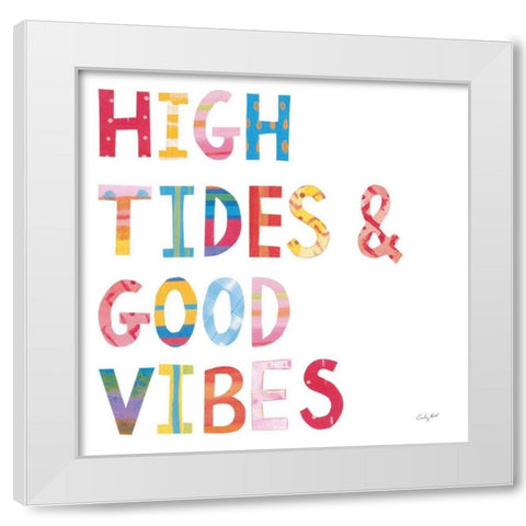 Sea Sand Sun II White Modern Wood Framed Art Print by Prahl, Courtney