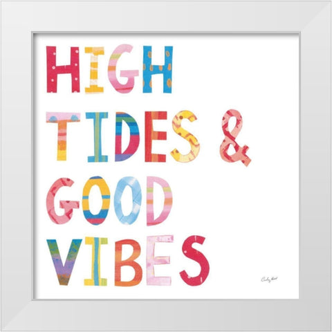 Sea Sand Sun II White Modern Wood Framed Art Print by Prahl, Courtney