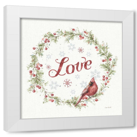 A Christmas Weekend VII Love White Modern Wood Framed Art Print by Audit, Lisa