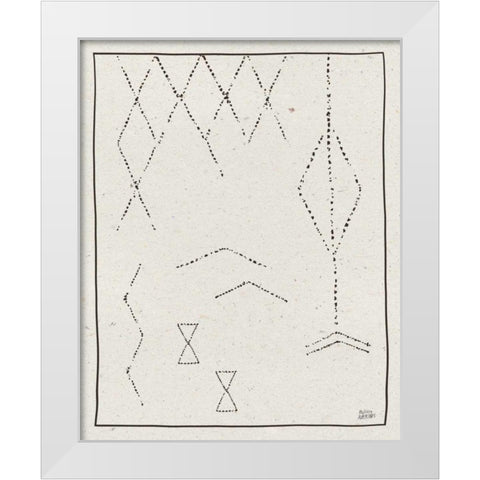Nordic Geo III White Modern Wood Framed Art Print by Averinos, Melissa