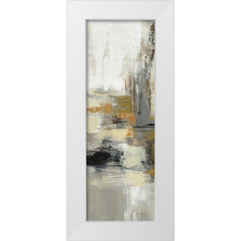 Lava and Steam II White Modern Wood Framed Art Print by Vassileva, Silvia