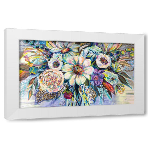 Unity White Modern Wood Framed Art Print by Vertentes, Jeanette