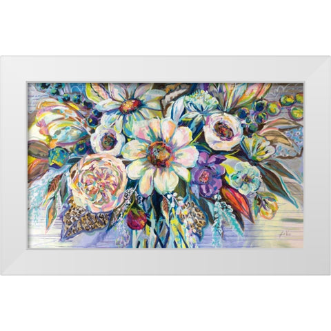 Unity White Modern Wood Framed Art Print by Vertentes, Jeanette