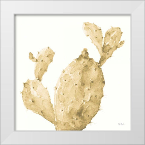 Mixed Greens XXXV Gold White Modern Wood Framed Art Print by Audit, Lisa