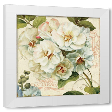 Les Jardin III White Modern Wood Framed Art Print by Audit, Lisa