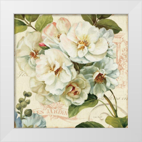 Les Jardin III White Modern Wood Framed Art Print by Audit, Lisa