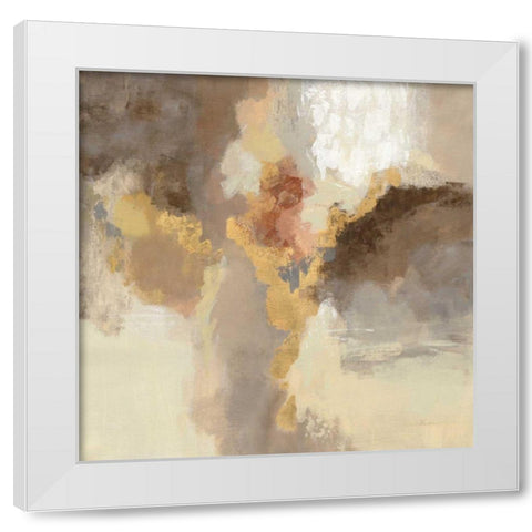 Sparkle Abstract I White Modern Wood Framed Art Print by Vassileva, Silvia