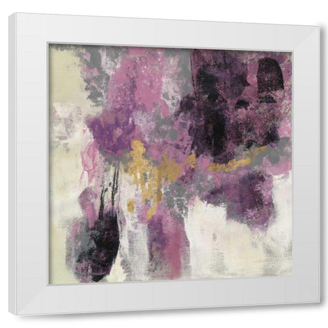 Sparkle Abstract II White Modern Wood Framed Art Print by Vassileva, Silvia