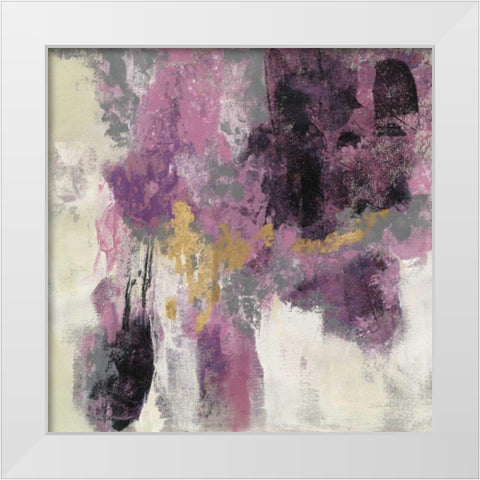Sparkle Abstract II White Modern Wood Framed Art Print by Vassileva, Silvia