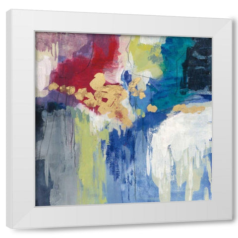 Sparkle Abstract III White Modern Wood Framed Art Print by Vassileva, Silvia