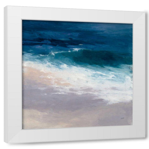 Evening Tide White Modern Wood Framed Art Print by Purinton, Julia