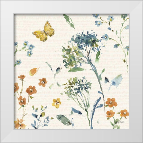 Zest of Happy III Rust White Modern Wood Framed Art Print by Audit, Lisa