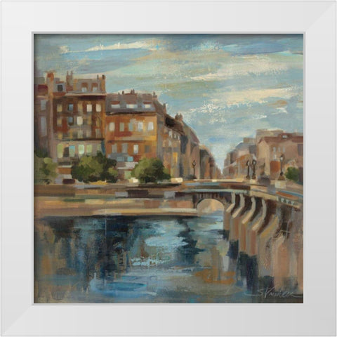 A Moment in Paris II White Modern Wood Framed Art Print by Vassileva, Silvia
