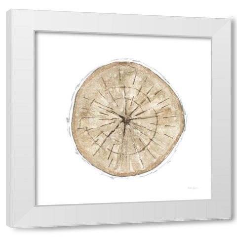 Natures Leaves VI White Modern Wood Framed Art Print by Grove, Beth