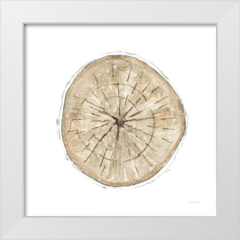 Natures Leaves VI White Modern Wood Framed Art Print by Grove, Beth