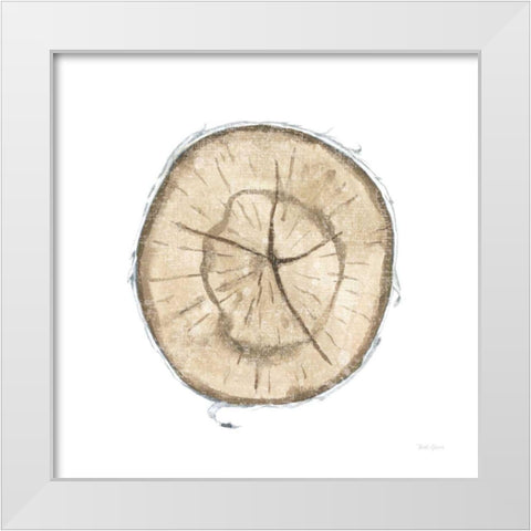Natures Leaves VII White Modern Wood Framed Art Print by Grove, Beth