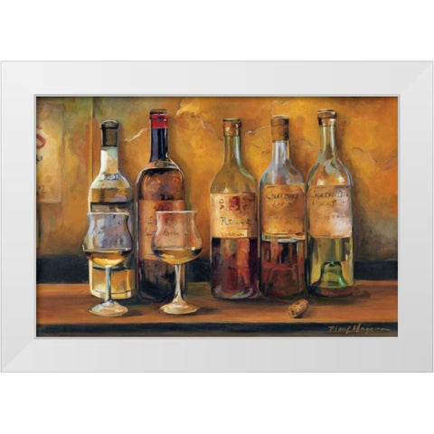 Cellar Whites White Modern Wood Framed Art Print by Hageman, Marilyn