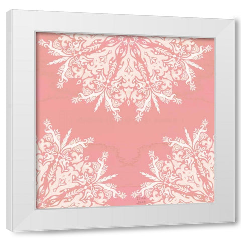 Bohemian Vibes Pattern VIIIB White Modern Wood Framed Art Print by June, Dina